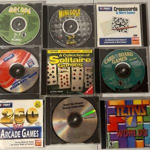 Various old game CDs
